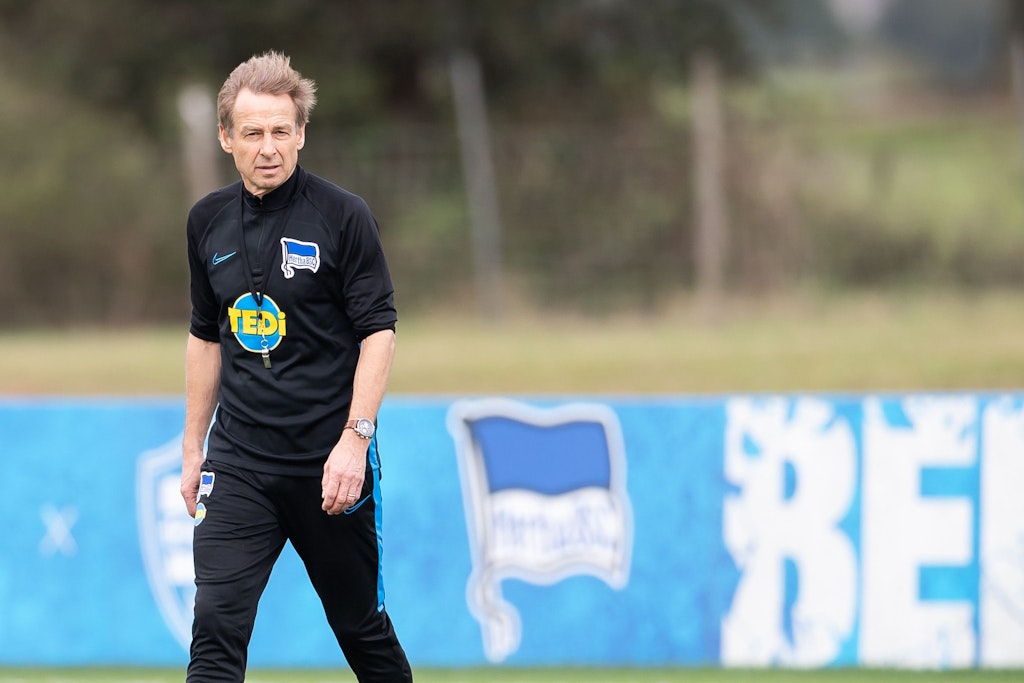 Ex-national coach Jürgen Klinsmann coached Hertha BSC three years ago.  Just a few weeks following the trip to the USA, Klinsi gave up.