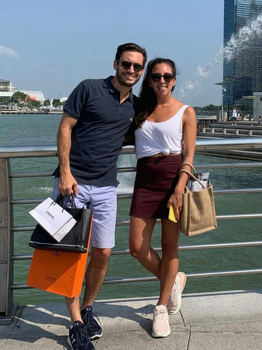 Ein Bild aus glücklichen Tagen: Dax und Veronica Tejera