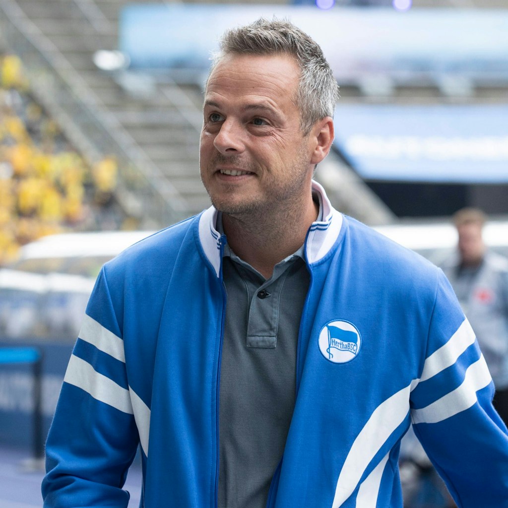 Herthas Präsident Kay Bernstein ist der Boss der Fan-Herzen.