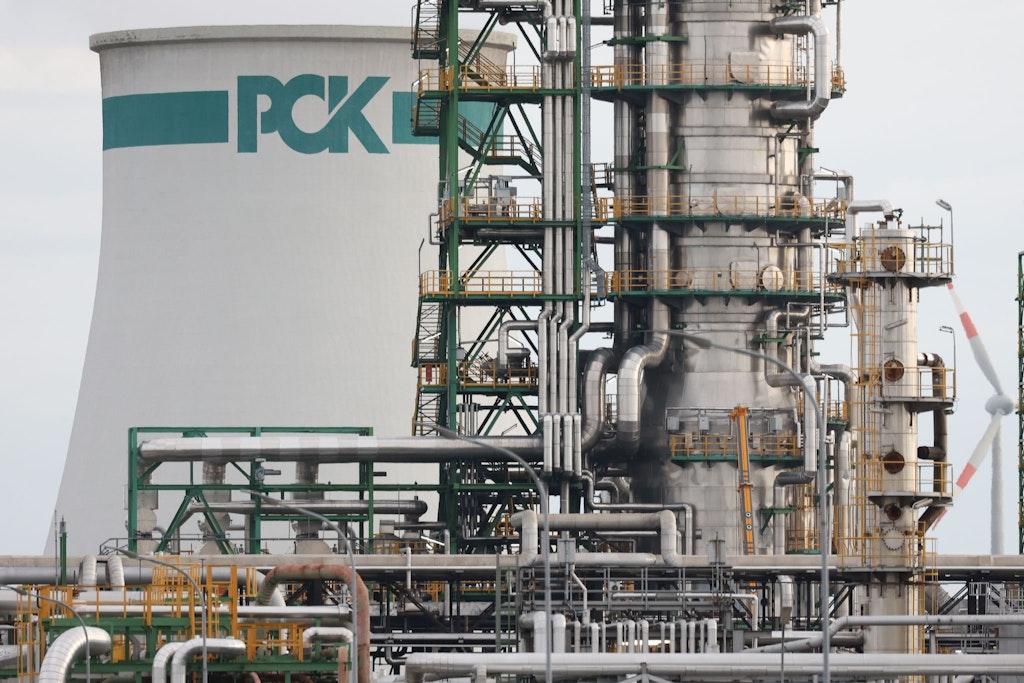 Die PCK-Raffinerie in Schwedt. Das Öl kommt nicht mehr aus Russland.