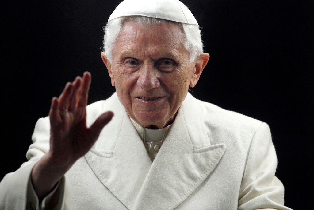 Der jüngst verstorbene emeritierte Papst Benedikt XVI.