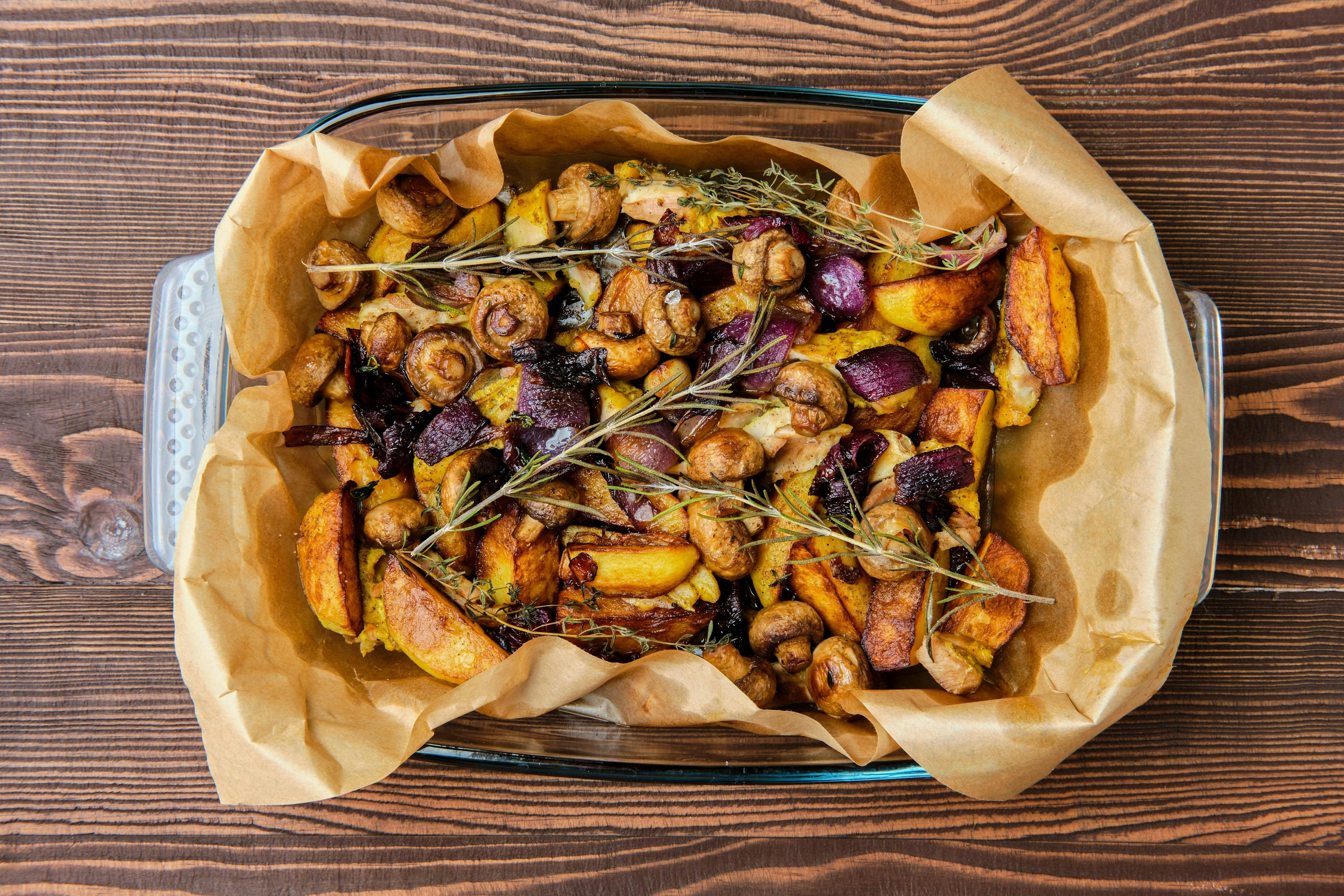 Blitzschnelles Gericht aus dem Ofen: Rezept für Kartoffel-Zwiebel-Pilz ...