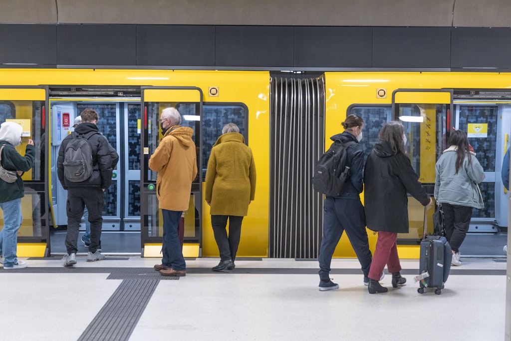 Die U6 ist derzeit unterbrochen.