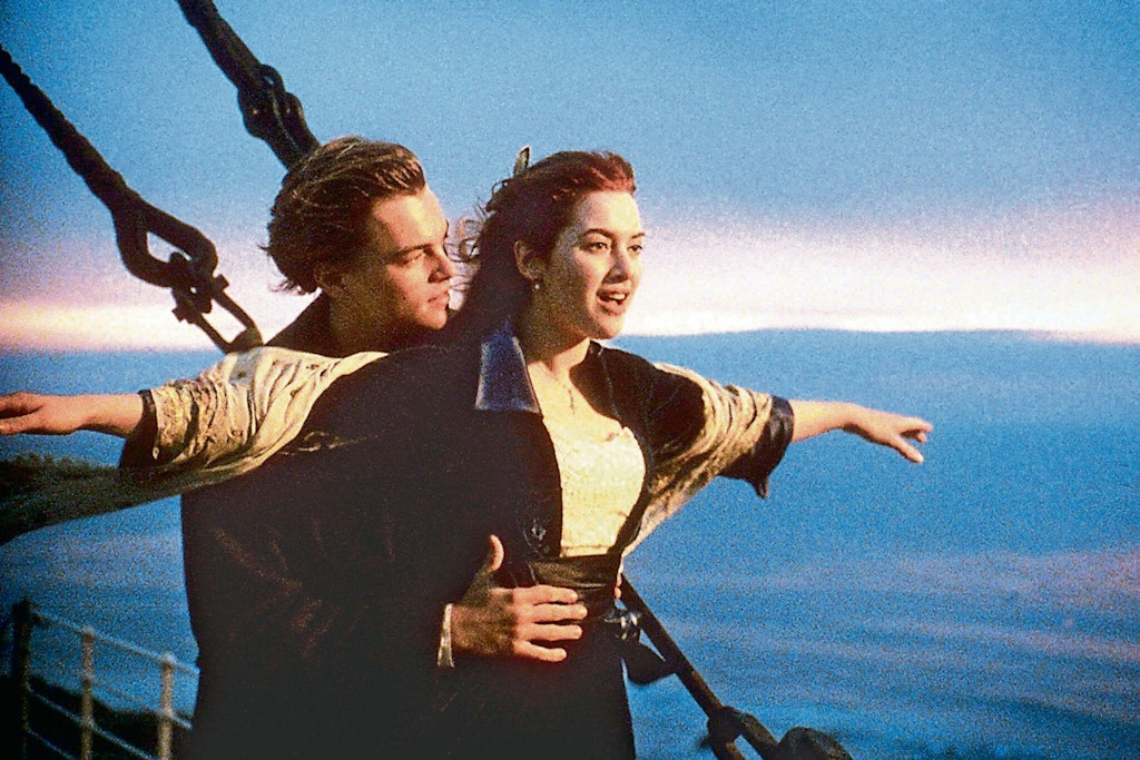 Eine der legendärsten Filmszenen überhaupt: Jack und Rose auf der Titanic