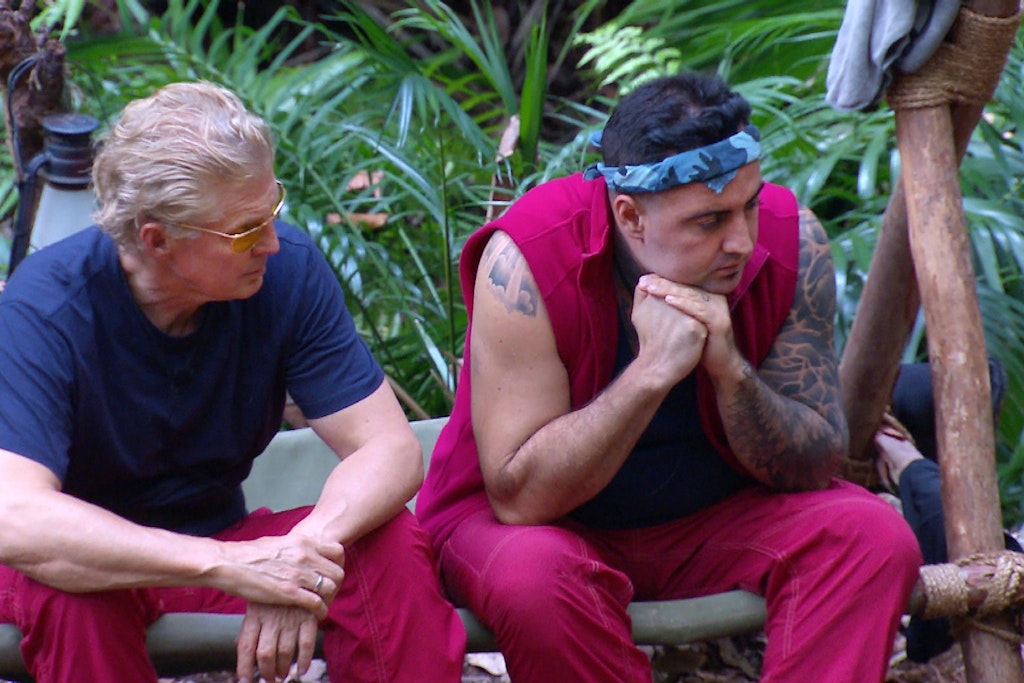 Markus Mörl (l.) und Cosimo Citiolo im Dschungelcamp.