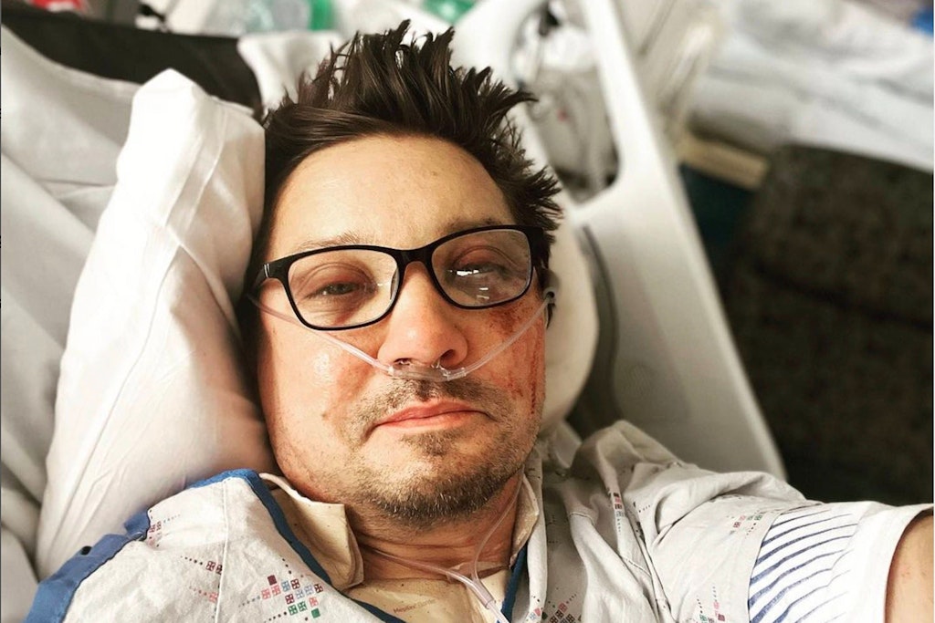 Jeremy Renner im Krankenhaus.