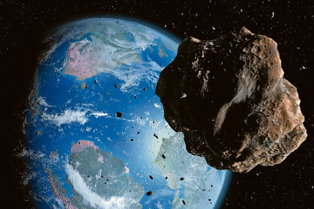 Ein Asteroid fliegt in der Nacht zum Freitag sehr nah an der Erde vorbei - zu einem Einschlag kommt es aber nicht.