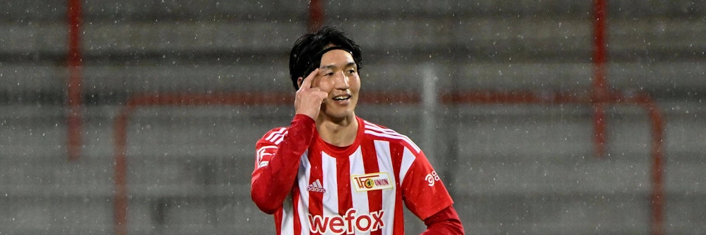 Genki Haraguchi spielt anders als zu seiner Hertha-Zeit jetzt mehr beim 1. FC Union mit Auge.