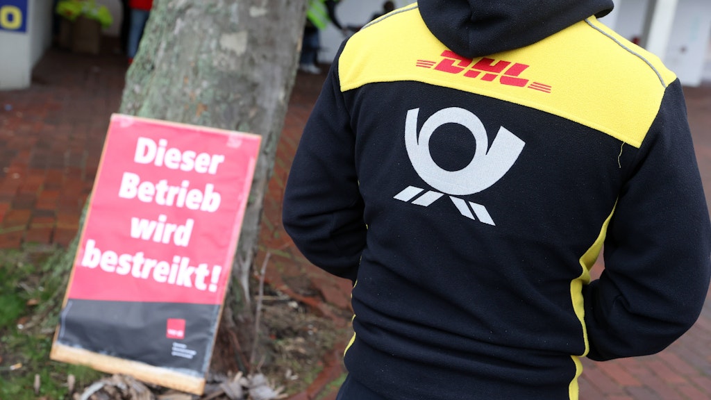 Die Warnstreiks bei der Post gehen weiter.