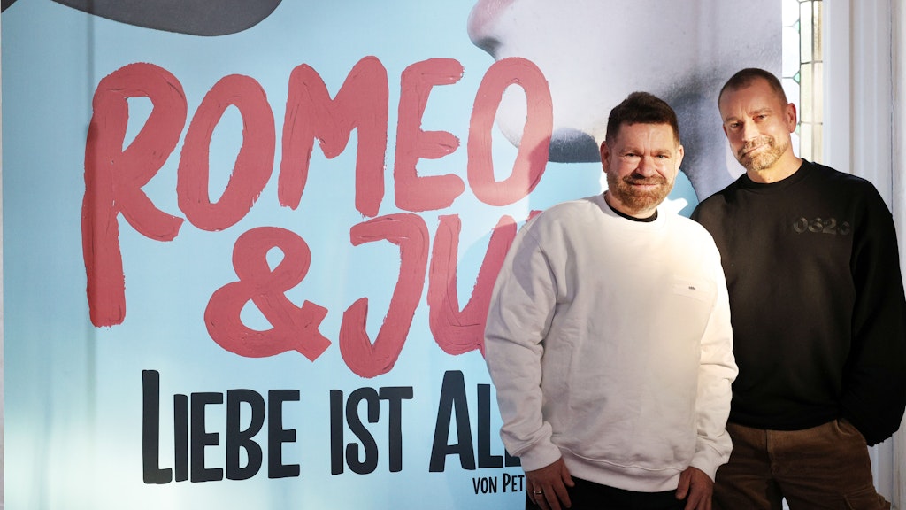 Die Rosenstolz-Stars Peter Plate und Ulf Sommer: Im „ZDF-Fernsehgarten“ werden Ausschnitte aus ihrem neuen Musical „Romeo & Julia – Liebe ist alles“ gezeigt.