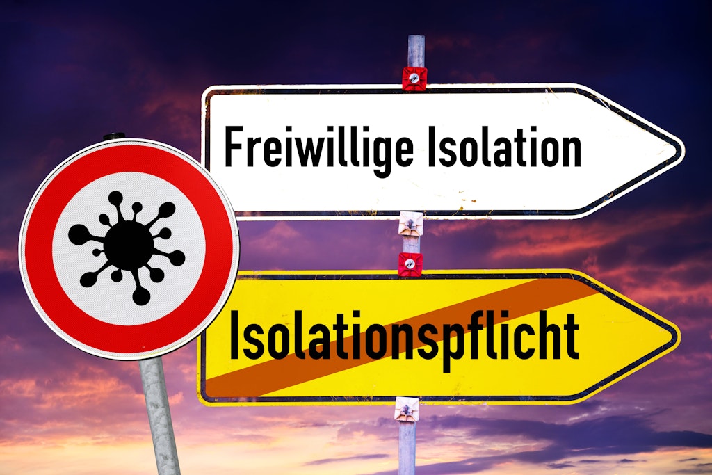 Die Isolationspflicht wird in Berlin und Brandenburg abgeschafft.