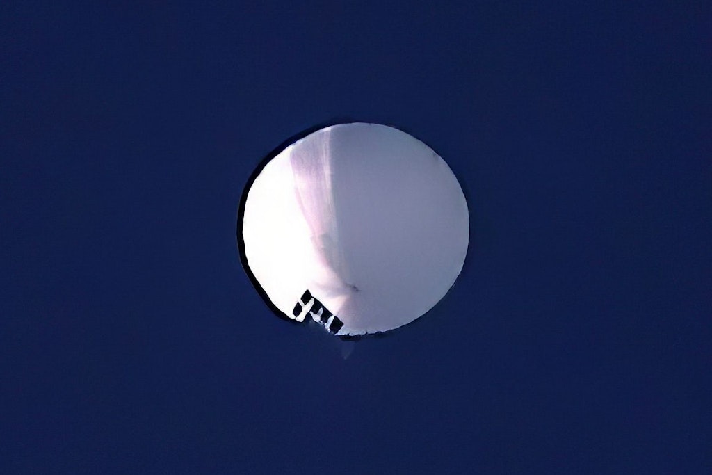 Ballon über Billings im Bundesstaat Montana. Das US-Militär hat einen chinesischen Spionageballon über dem Norden der USA gesichtet. 