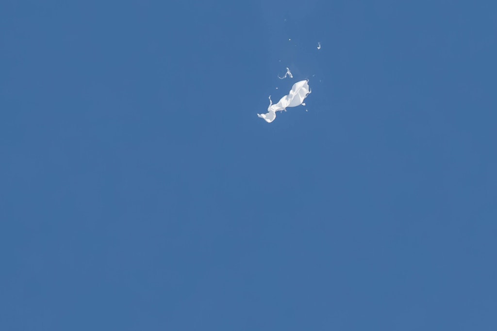 Der Spionageballon wurde vor der US-Küste abgeschossen.