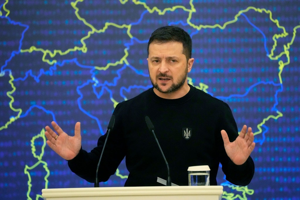 Präsident der Ukraine: Wolodymyr Selenskyj.