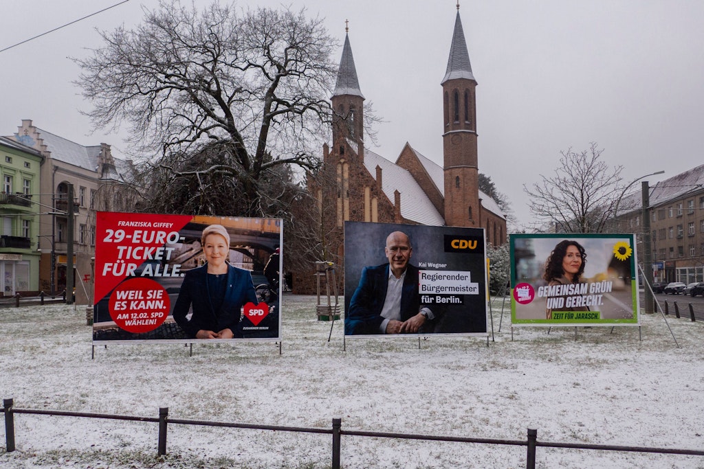 Einer wird gewinnen ... Am Sonntag werden die Wahlen zum Abgeordnetenhaus und zu den Bezirksverordnetenversammlungen wiederholt.