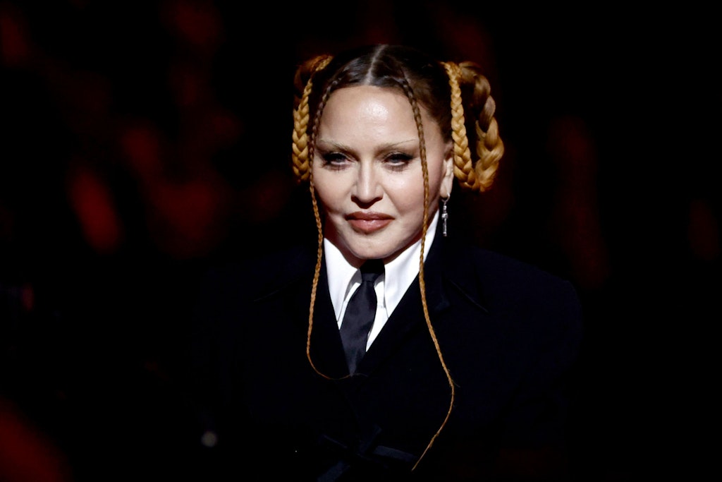Madonna während Ihres Auftritts bei den 65. Grammy-Awards