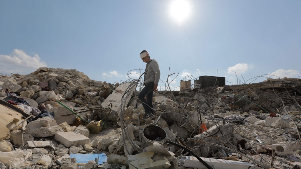 Auch in Aleppo fielen zahlreiche Menschen den Erdbeben zum Opfer.