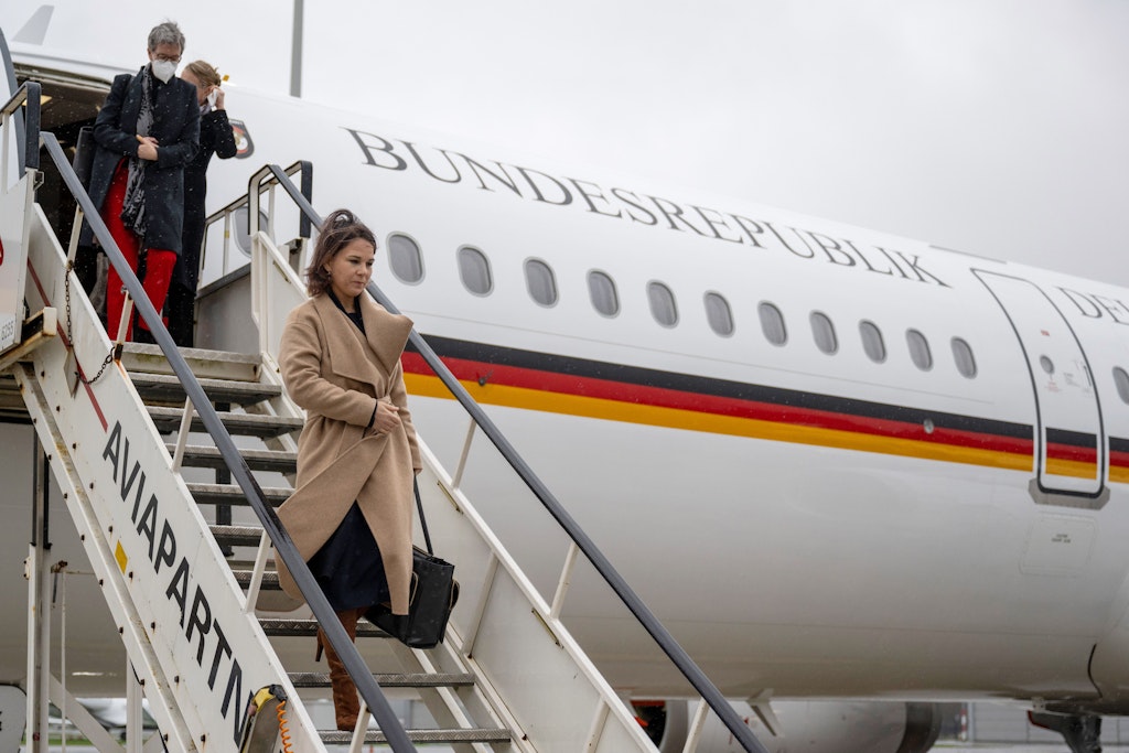 Die Flüge von Außenministerin Annalena Baerbock (Bündnis 90/Die Grünen) kosteten bisher schon 7,6 Millionen Euro.