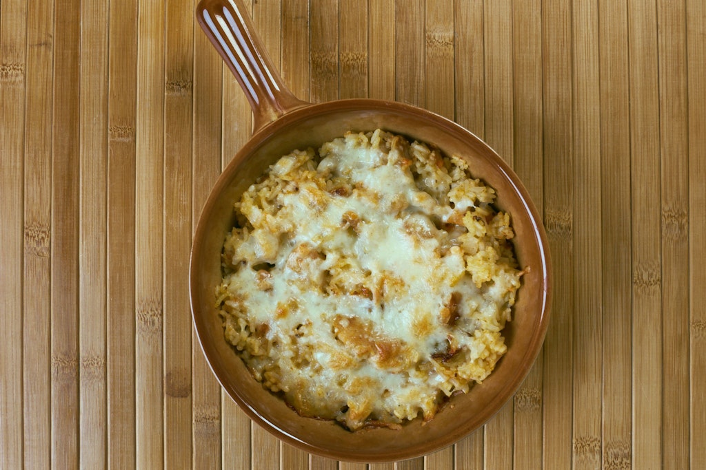 Das Rezept für Reis-Hackfleisch-Pfanne ist kindereinfach und man muss hinterher nicht so viel abwaschen.