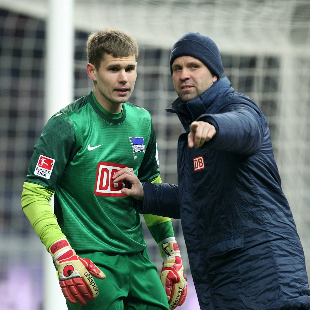 Auch Torwartlegende Christian Fiedler ging am Ende im Streit von Hertha BSC weg.