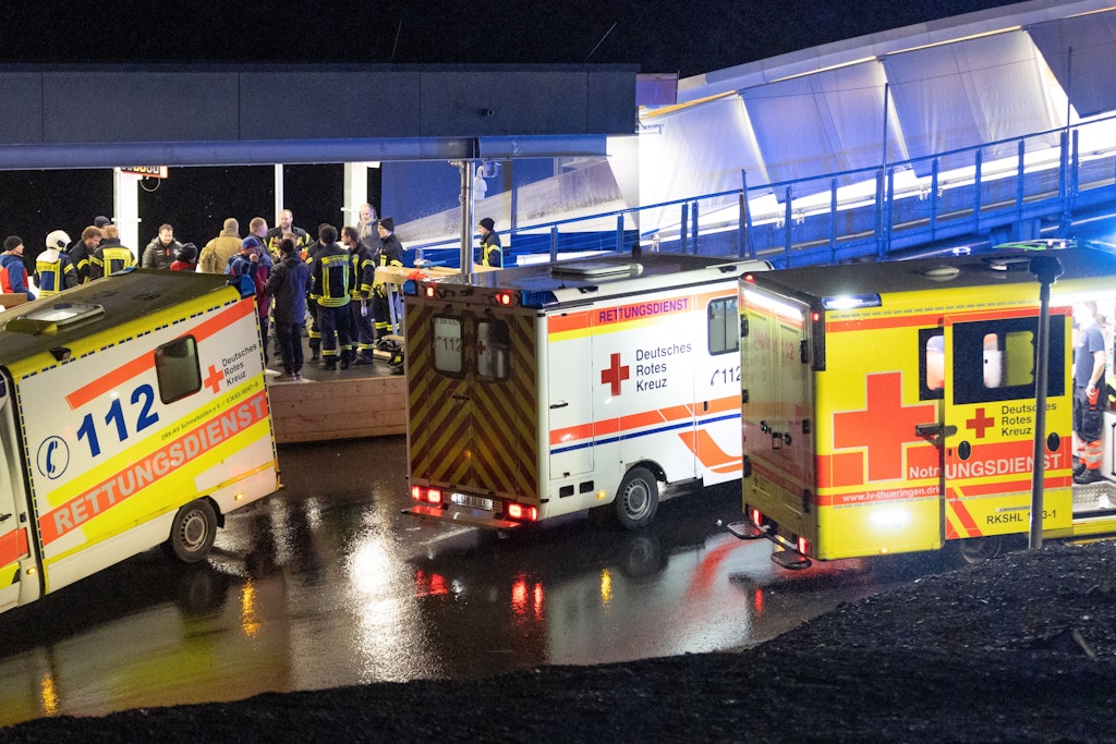 Der Unfall ereignete sich am Donnerstagabend auf der Bobbahn in Oberhof.