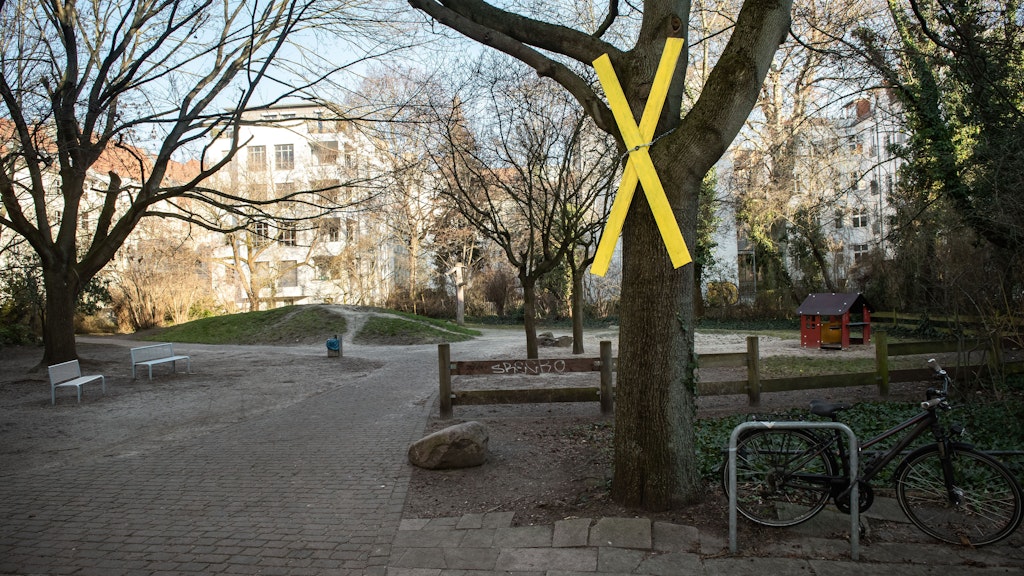 Der Spielplatz auf einem der Höfe wird von umliegenden Kinderläden genutzt. Auch er soll zugebaut werden. 
