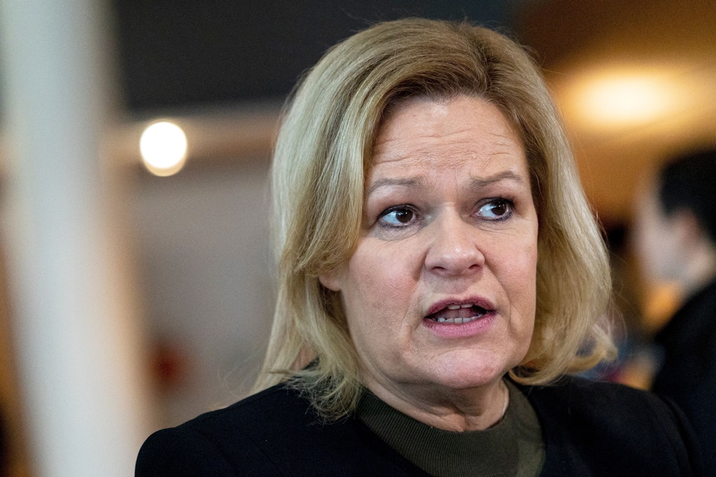 Nancy Faeser (SPD), Bundesministerin des Innern und Heimat