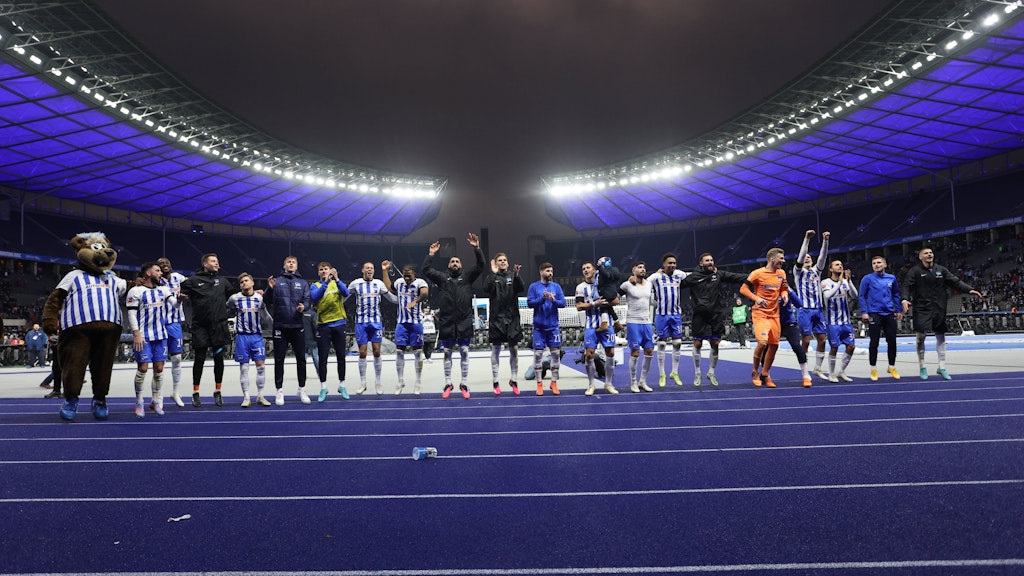 Im Berliner Olympiastadion trägt Hertha BSC seine Heimspiele aus.