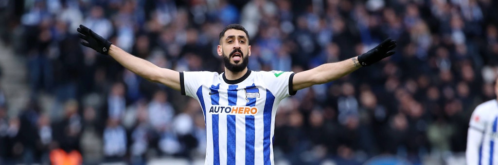Tolga Cigerci (30) fühlt sich bei Hertha BSC zu Hause und in der Pflicht, lautstark Verantwortung zu übernehmen. 