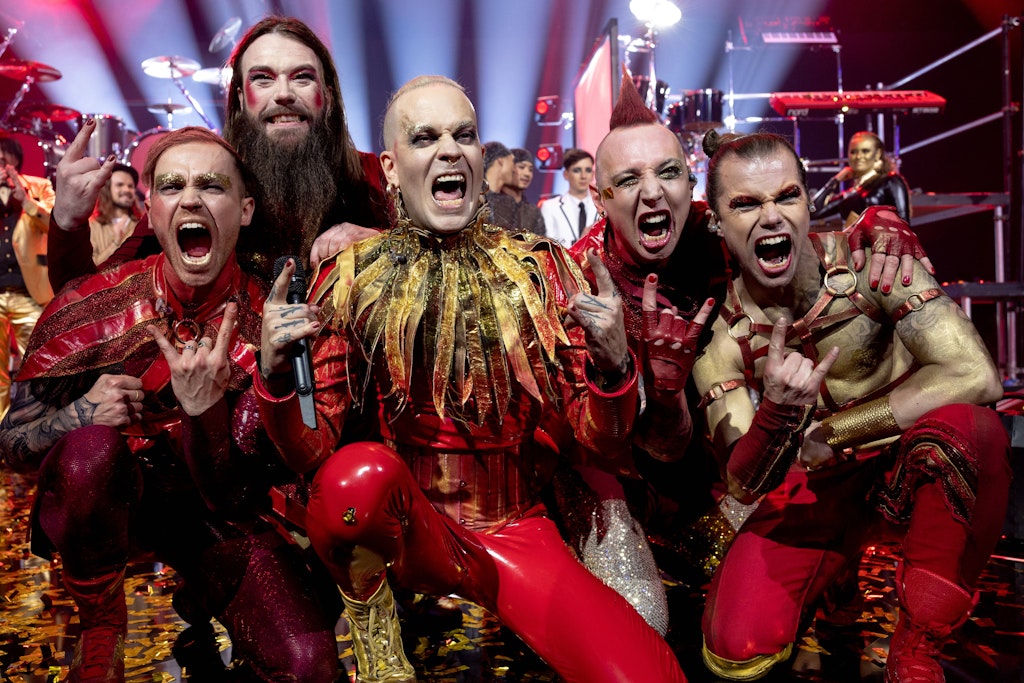 Lord Of The Lost feiern beim Vorentscheid Eurovision Song Contest 2023. Sie vertreten Deutschland am 13. Mai 2023 beim ESC-Finale im englischen Liverpool.
