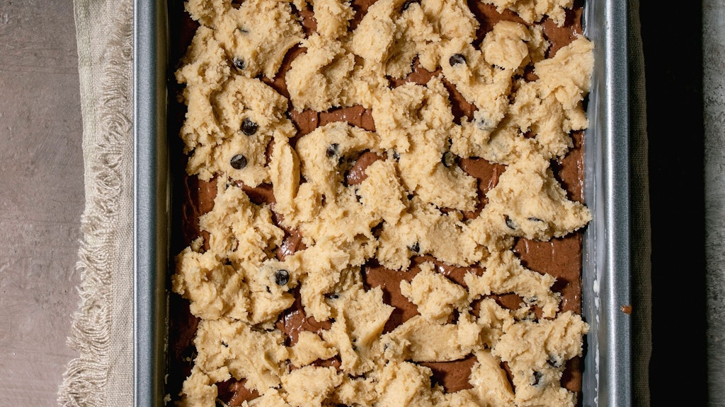 Unbaked dough promises heavenly delight for Brookies.