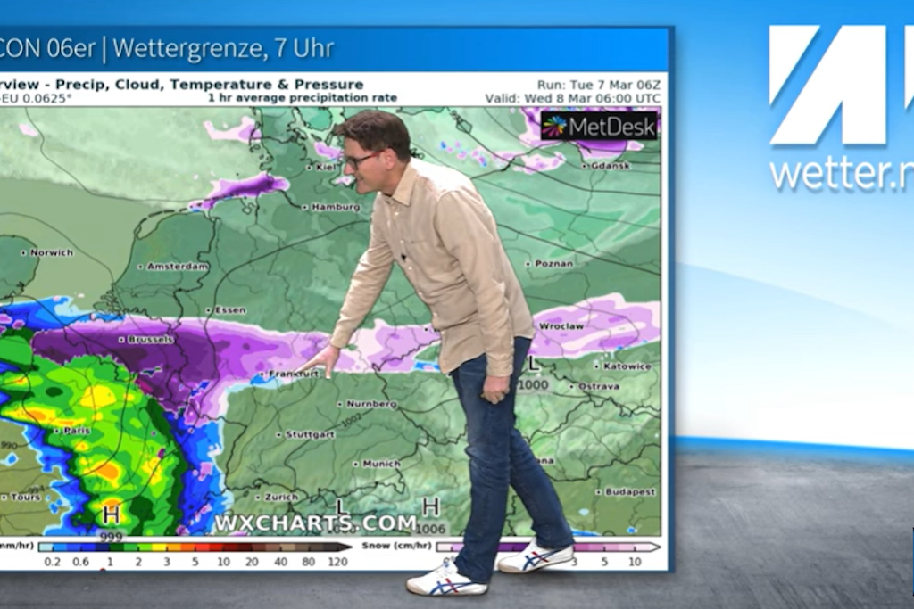 Die Luftmassengrenze über Deutschland, die Experte Dominik Jung hier erklärt, kann für viele Überraschungen beim Wetter sorgen.
