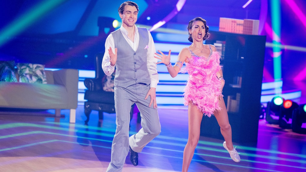 Timon Krause und Ekaterina Leonova bekamen in „Let’s Dance“-Show 3 25 Punkte für ihren Charleston.