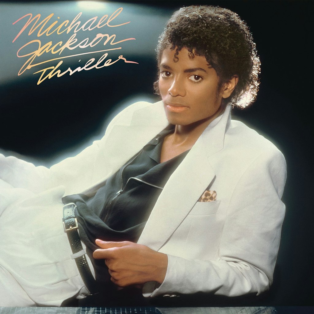 Das Cover des vor 40 Jahren veröffentlichten Albums „Thriller“ von Michael Jackson: Produziert wurde die Platte von Quincy Jones.