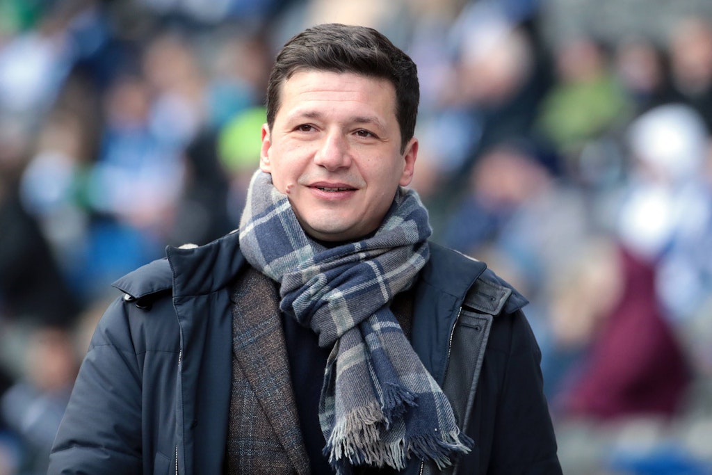 Marko Pantelic (44), Ex-Stürmer von Hertha BSC und mittlerweile Vizepräsident des Serbischen Fußball-Verbandes, schaute gegen Mainz mal wieder im Olympiastadion vorbei. 