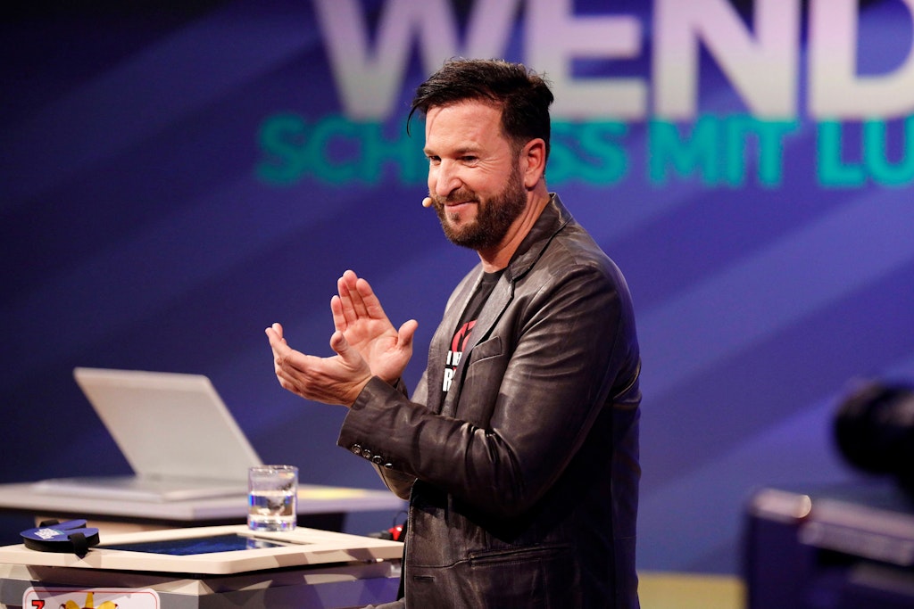 Michael Wendler im Jahr 2020 in einer Gameshow.