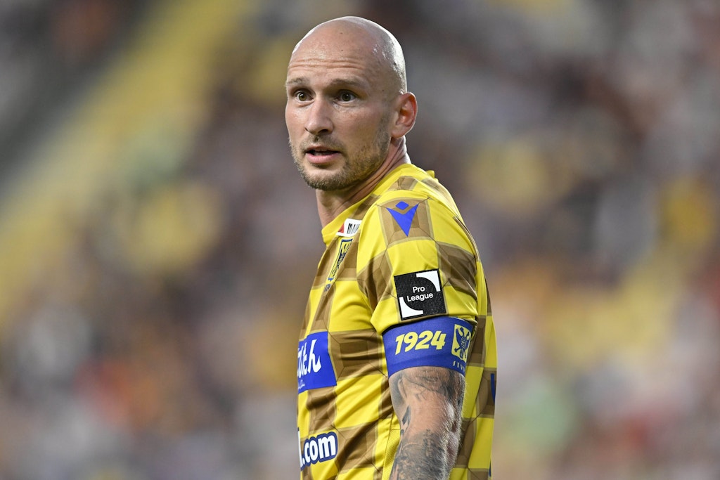 Toni Leistner, vier Jahre für den 1. FC Union am Ball, spielt in Belgien bei St. Truiden. 