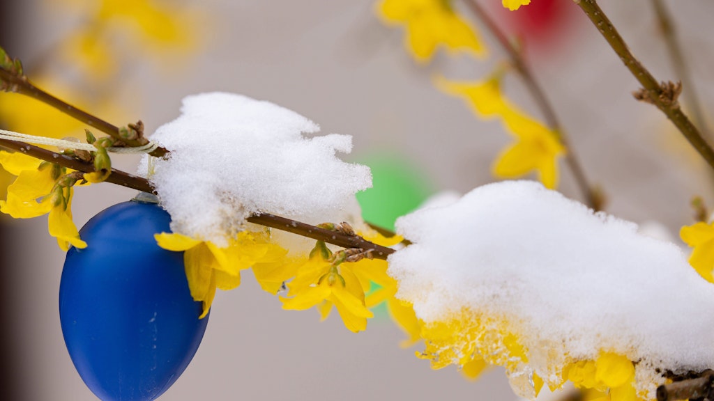 So wie im vergangenen Jahr könnte es auch 2023 laut Wetterexperten Schnee an Ostern geben.