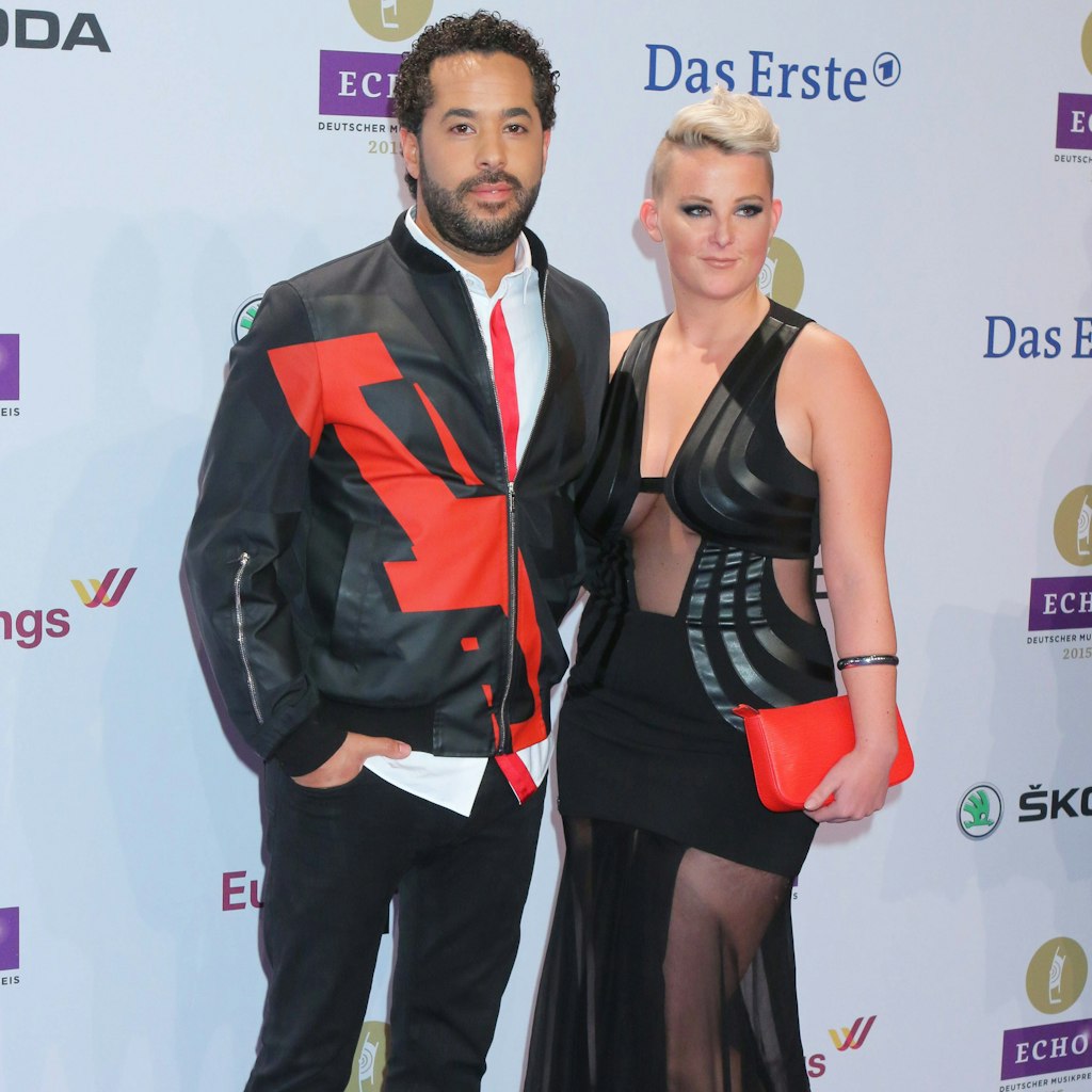 Adel Tawil mit Freundin Lena bei der Echo-Verleihung 2015.