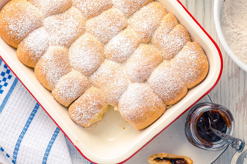 Besonders bei Kindern sind die weichen und fluffigen Brötchen sehr beliebt.