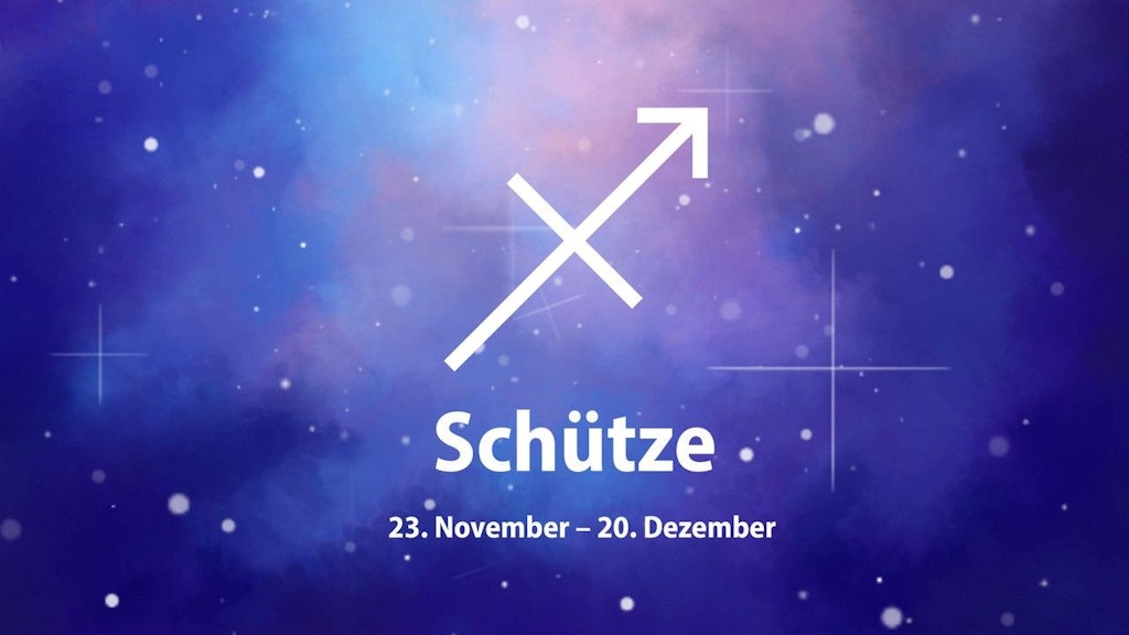 Zum Sternzeichen Schützen gehören alle, die zwischen dem 22. November und dem 21. Dezember geboren wurden.