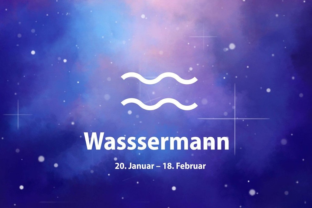 Zum Sternzeichen Wassermann gehören alle, die zwischen dem 20. Januar und dem 18. Februar geboren wurden.