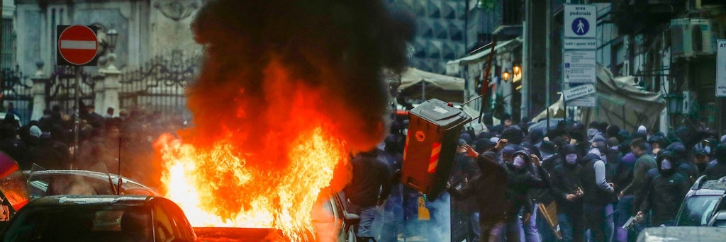 Vor dem Champions-League-Spiel der Frankfurter Eintracht in Neapel kommt es zu heftigen Krawallen in der Stadt. Nun kommen die Hessen zum 1. FC Union.