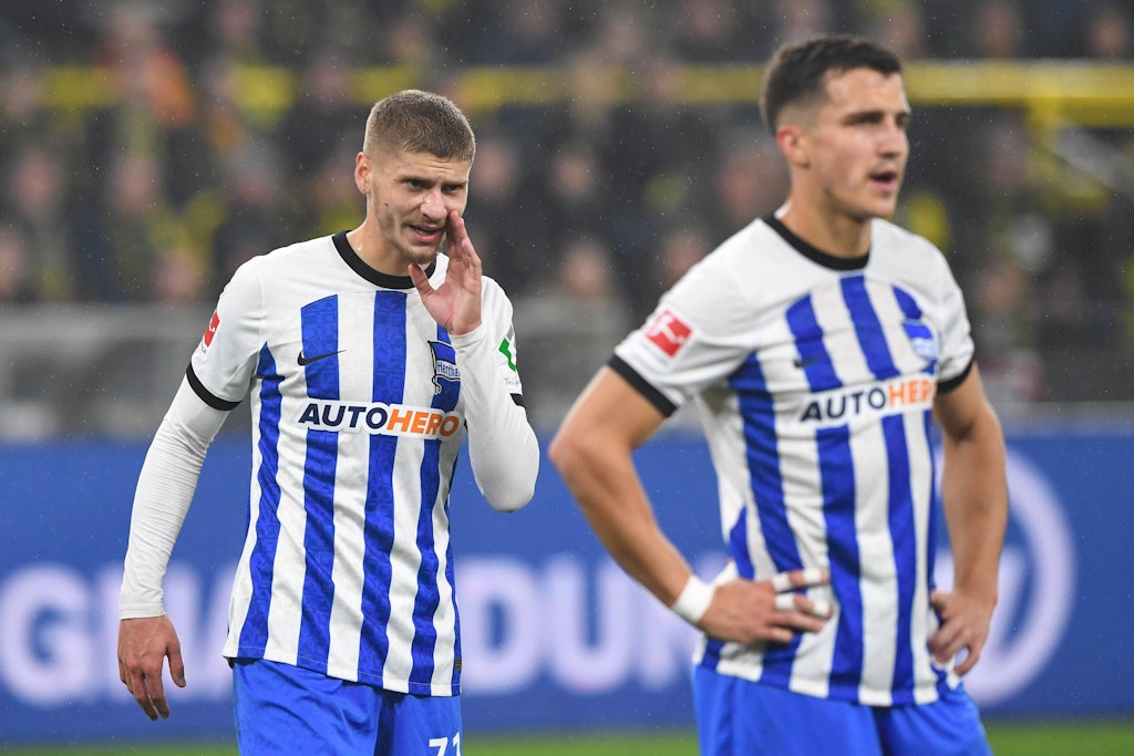 Die beiden Verteidiger Marton Dardai (l.) und Marc Kempf fallen in Hoffenheim wegen Verletzungen aus. 