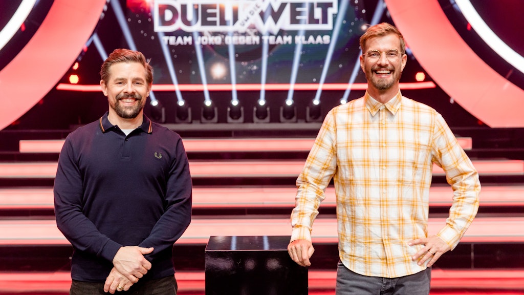 Klaas Heufer-Umlauf und Joko Winterscheidt schicken für das „Duell um die Welt“ regelmäßig Promi-Kollegen um den Globus.