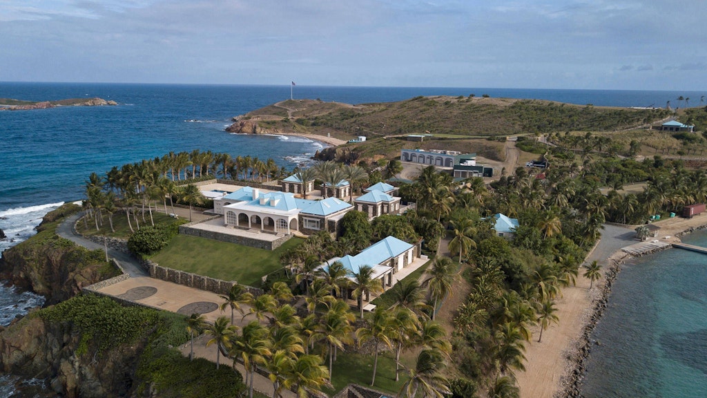 Jeffrey Epsteins Anwesen auf der Insel Little St. James.