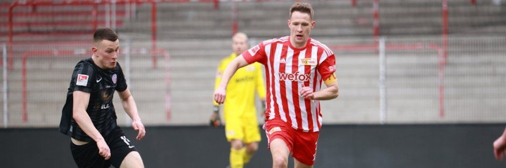 Paul Jaeckel durfte gegen Hansa Rostock mal wieder für den 1. FC Union spielen.