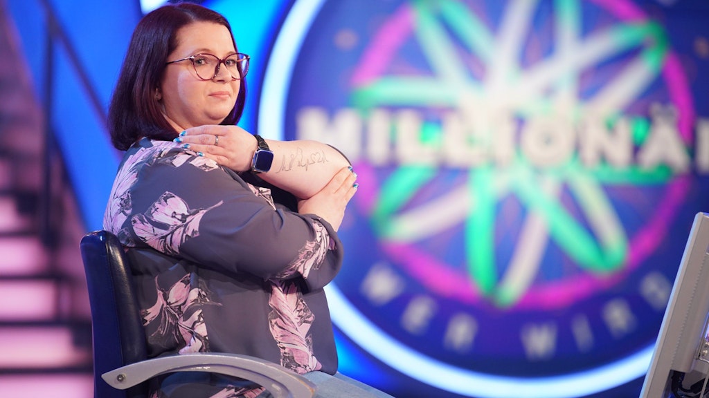 Nancy Hanschmann verließ am Ende mit 64.000 Euro das Studio von Wer wird Millionär.