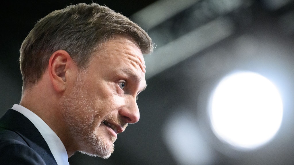 Finanzminister Christian Lindner. 