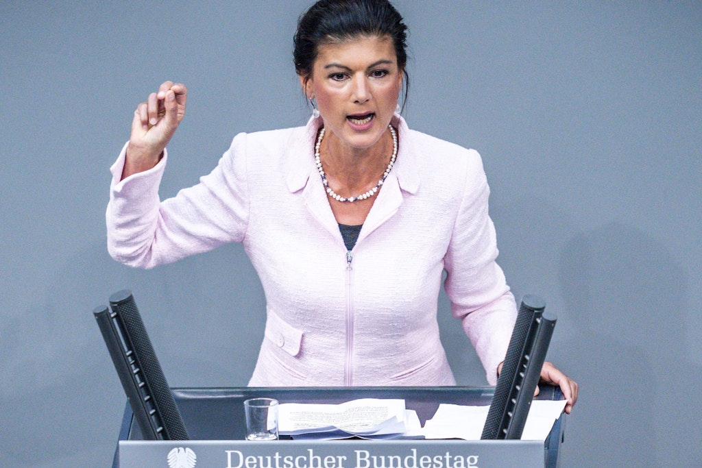 Sahra Wagenknecht (Linke) ist eine der Spitzenverdienerinnen im Bundestag.